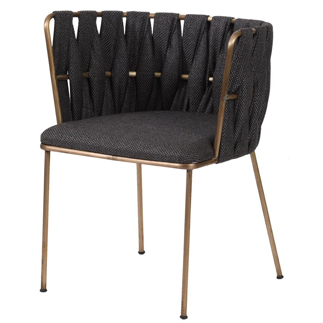 Braided Chair-Brass Antique